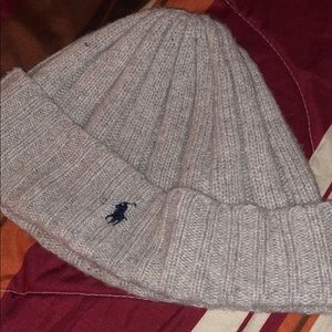 Gray Polo Ralph Lauren Hat